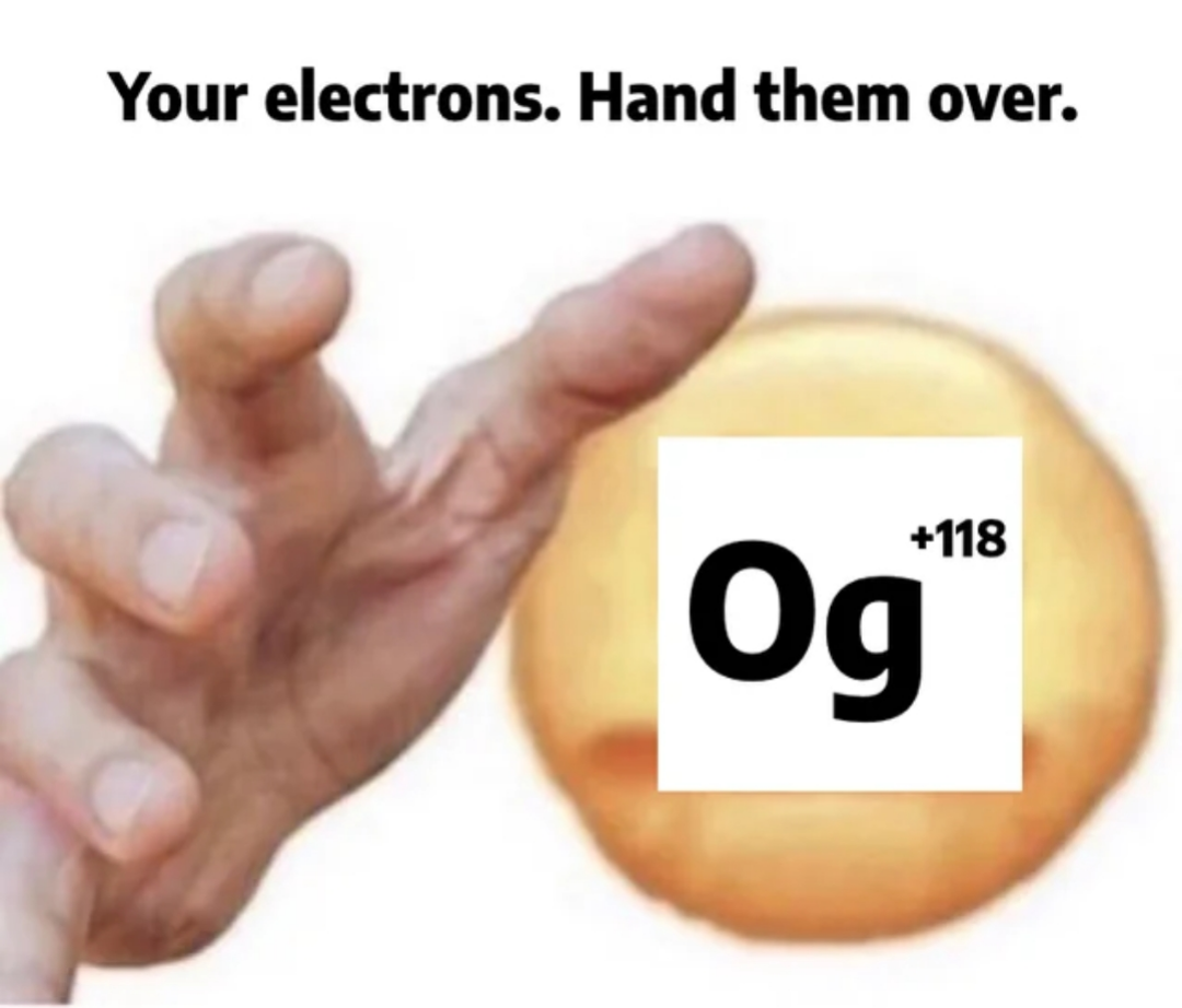 The Oganesson Extortion
