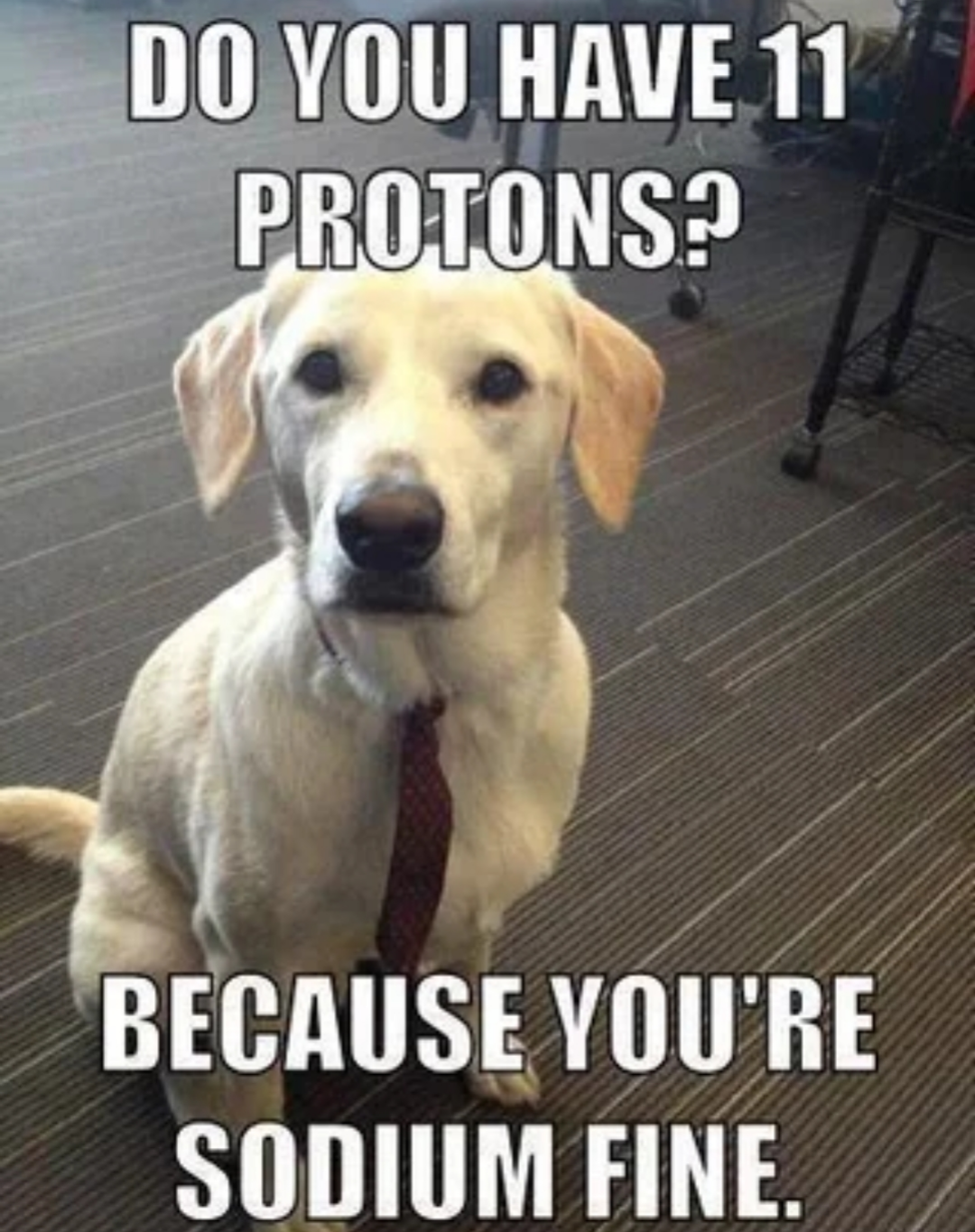 Chemistry Pick-Up Line