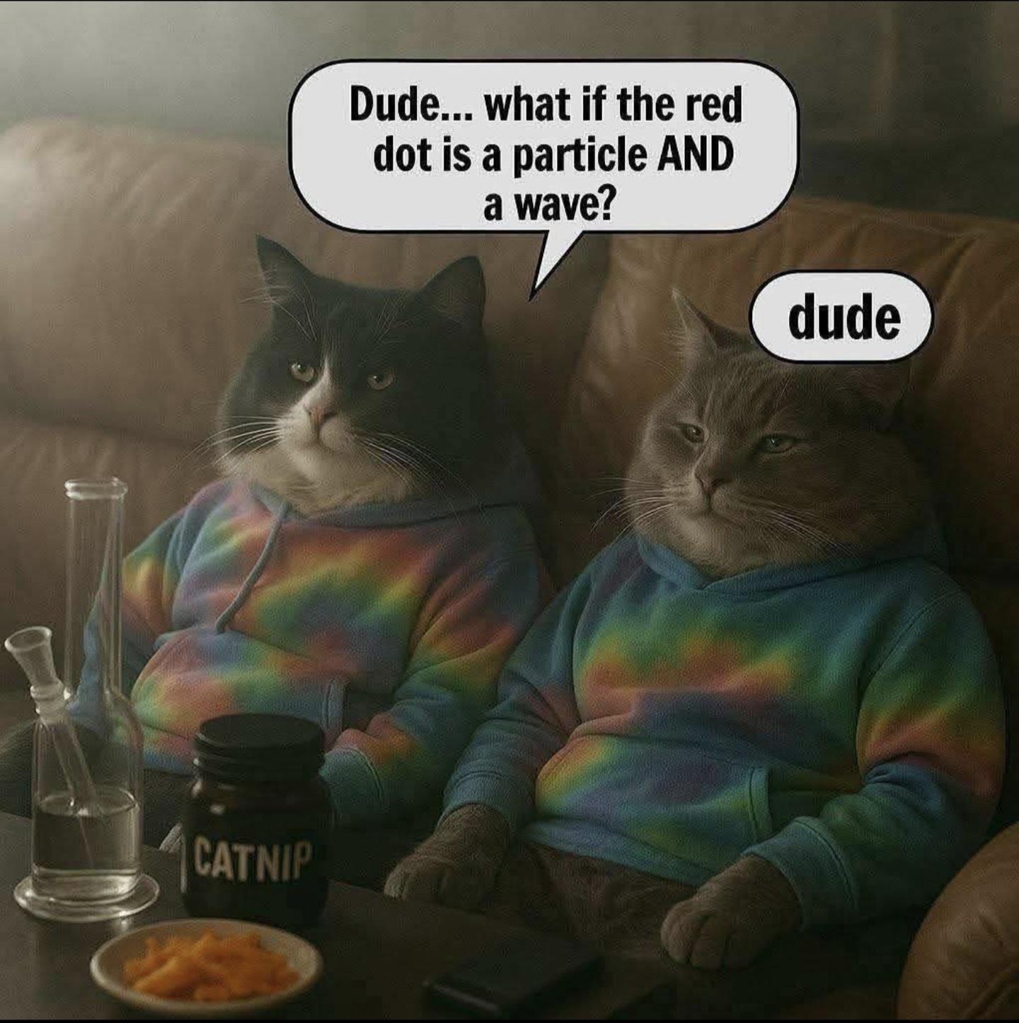 Quantum Cats Having An Existential Crisis