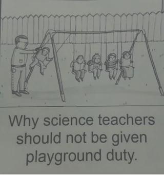 When Newton's Laws Swing Harder Than The Kids