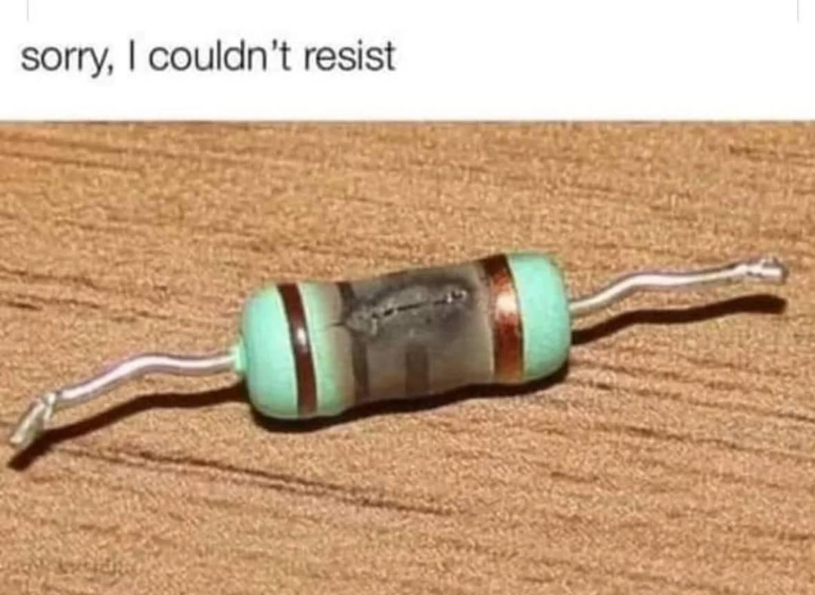 Sorry, I Couldn't Resist