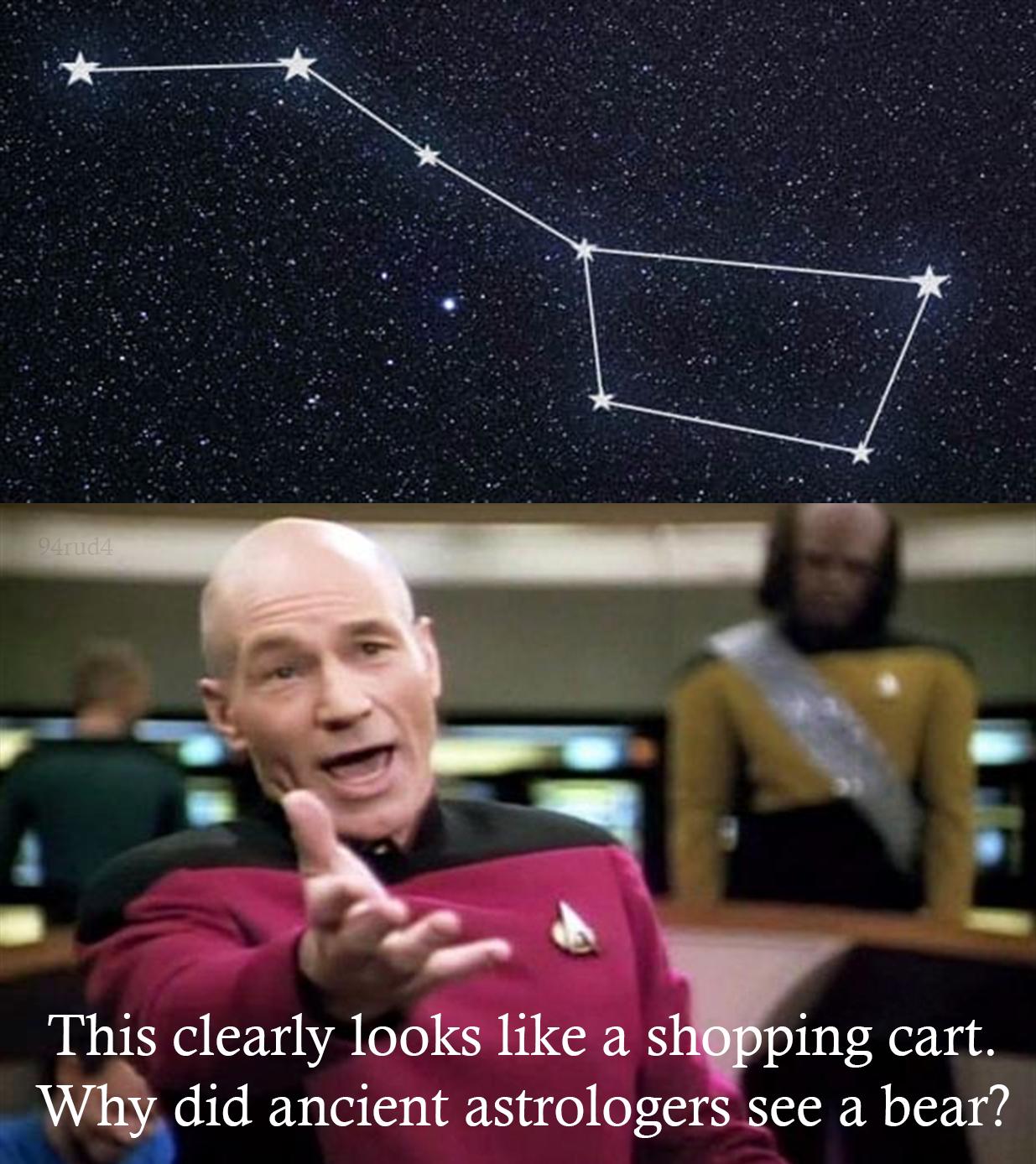 Shopping Carts In The Stars