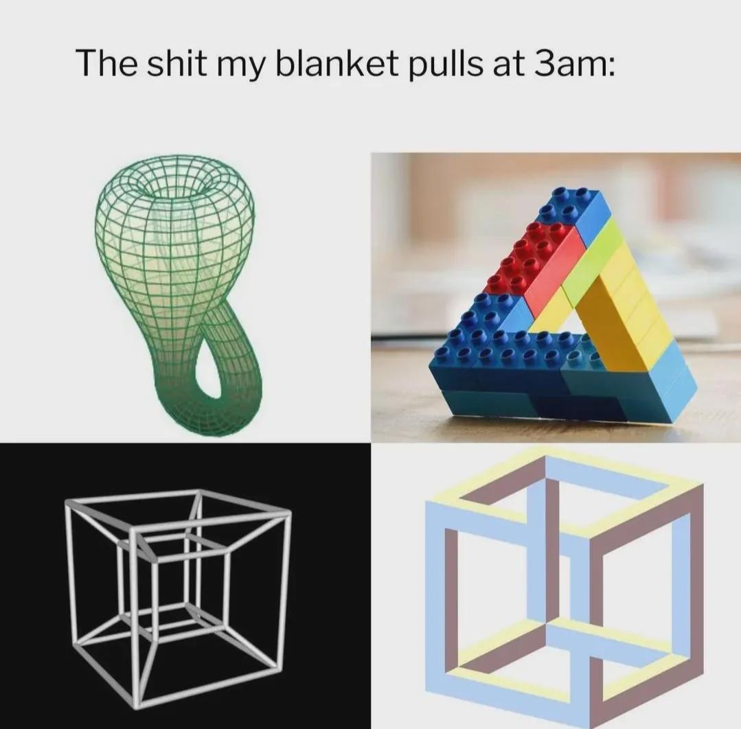 The Quantum Topology Of 3AM Blankets