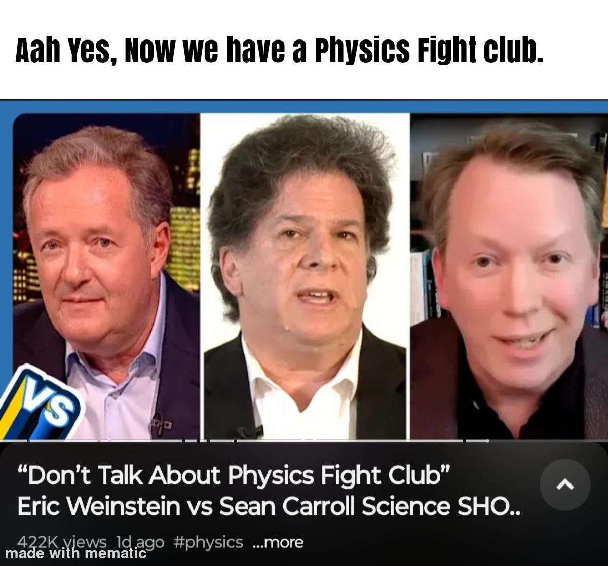 Physics Fight Club: First Rule Of Theoretical Debates