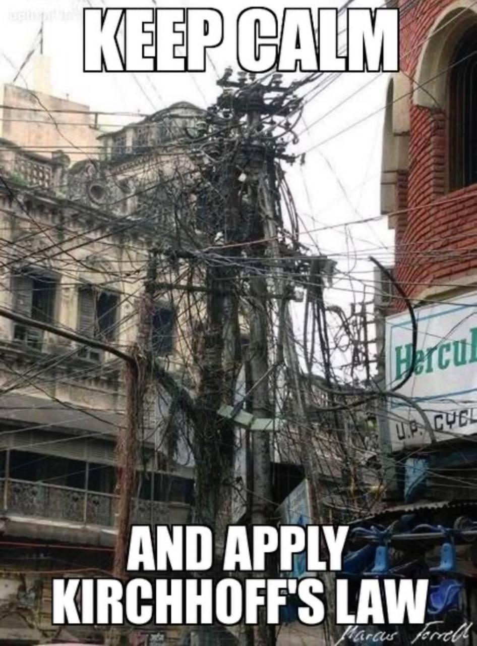 Keep Calm And Apply Kirchhoff's Law