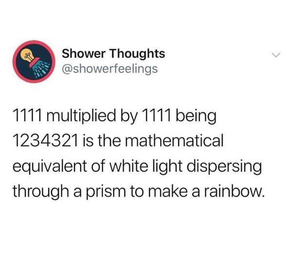 Shower Thoughts And Rainbows