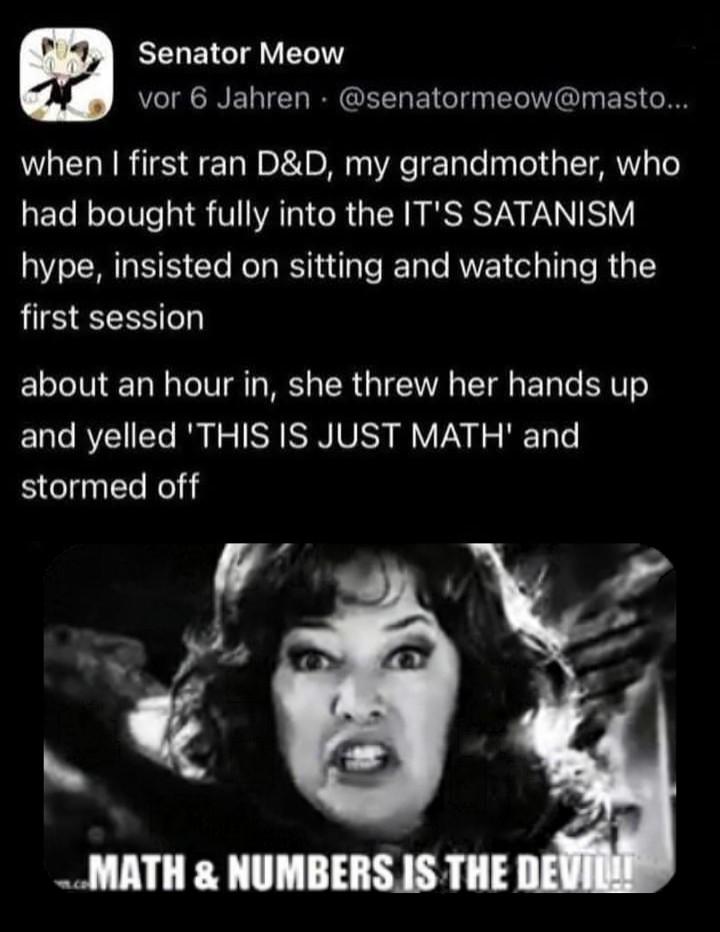 The Devil's Arithmetic