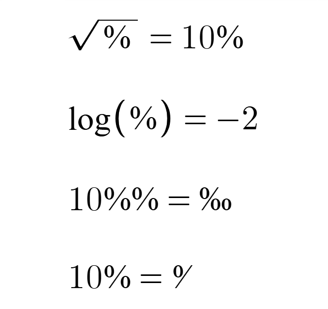 Make Sure To Study Up On Your Percentage Identities Before Exams Guys 💪