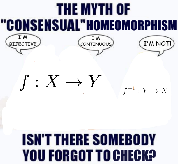 The Myth Of Consensual Homeomorphism