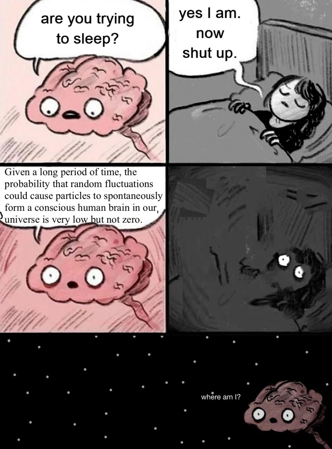 Existential Bedtime Stories With Boltzmann Brain