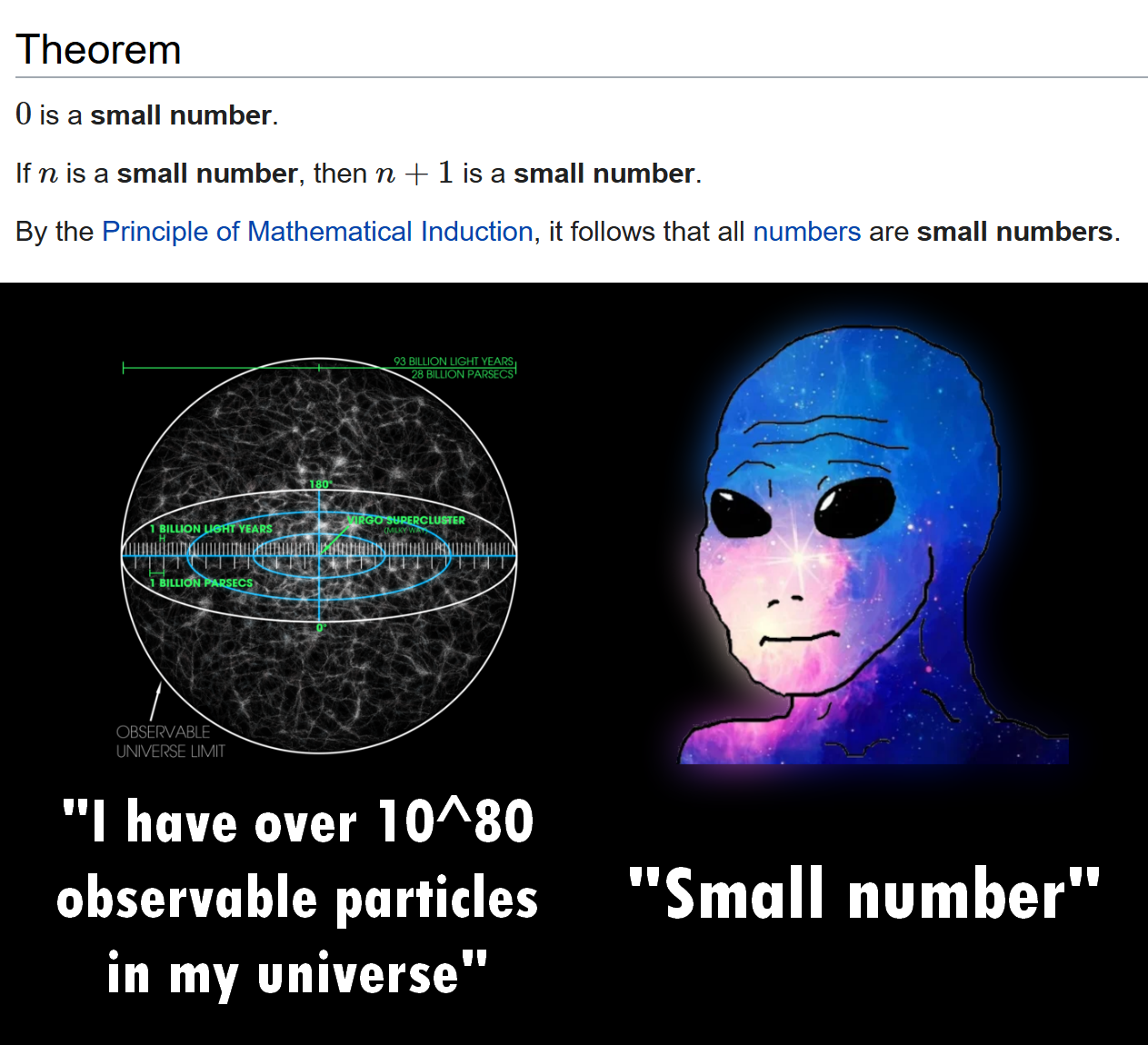 All Numbers Are Small Numbers