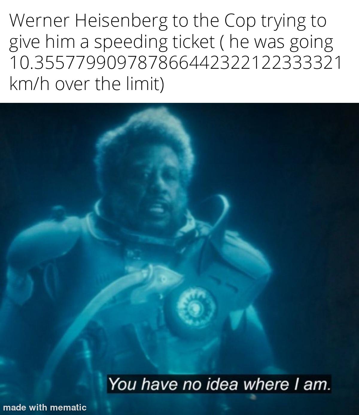 The Quantum Speeding Ticket Paradox