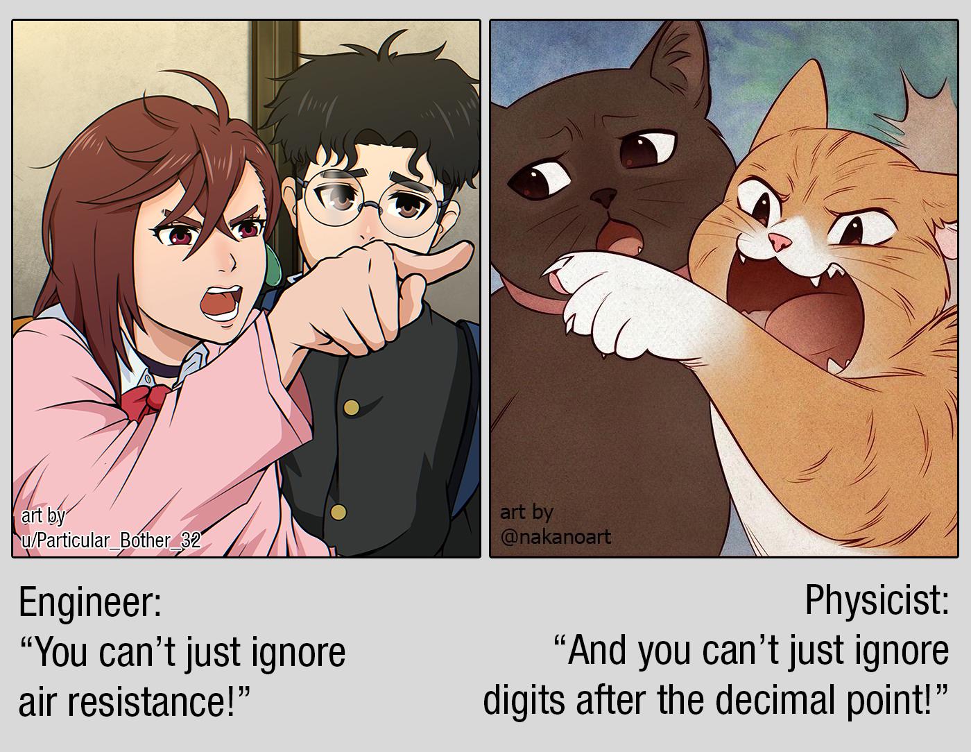 Physicist Vs. Engineer: The Eternal Decimal Debate