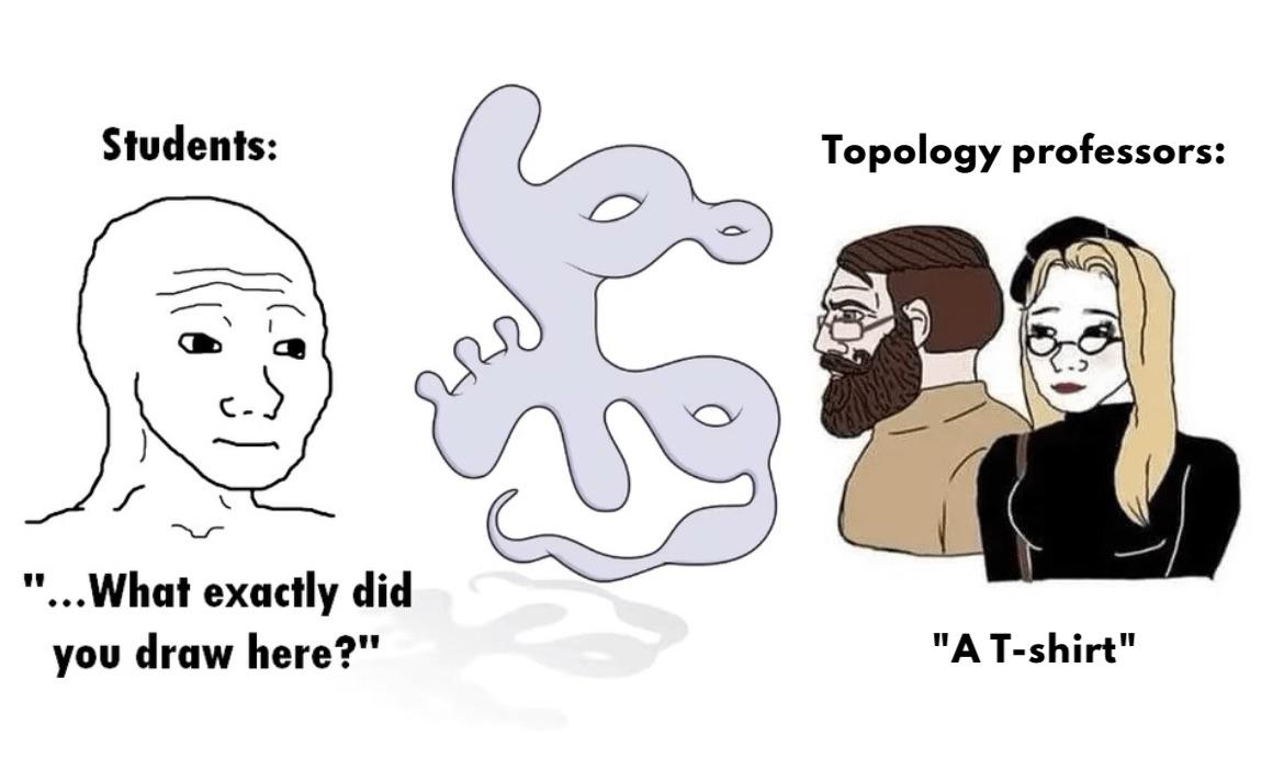 Topology Professors See The World Differently