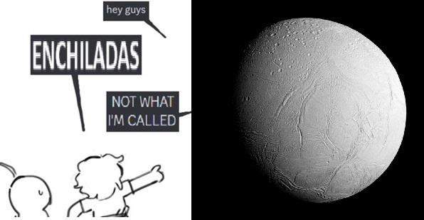 Enceladus: Not Your Dinner Order