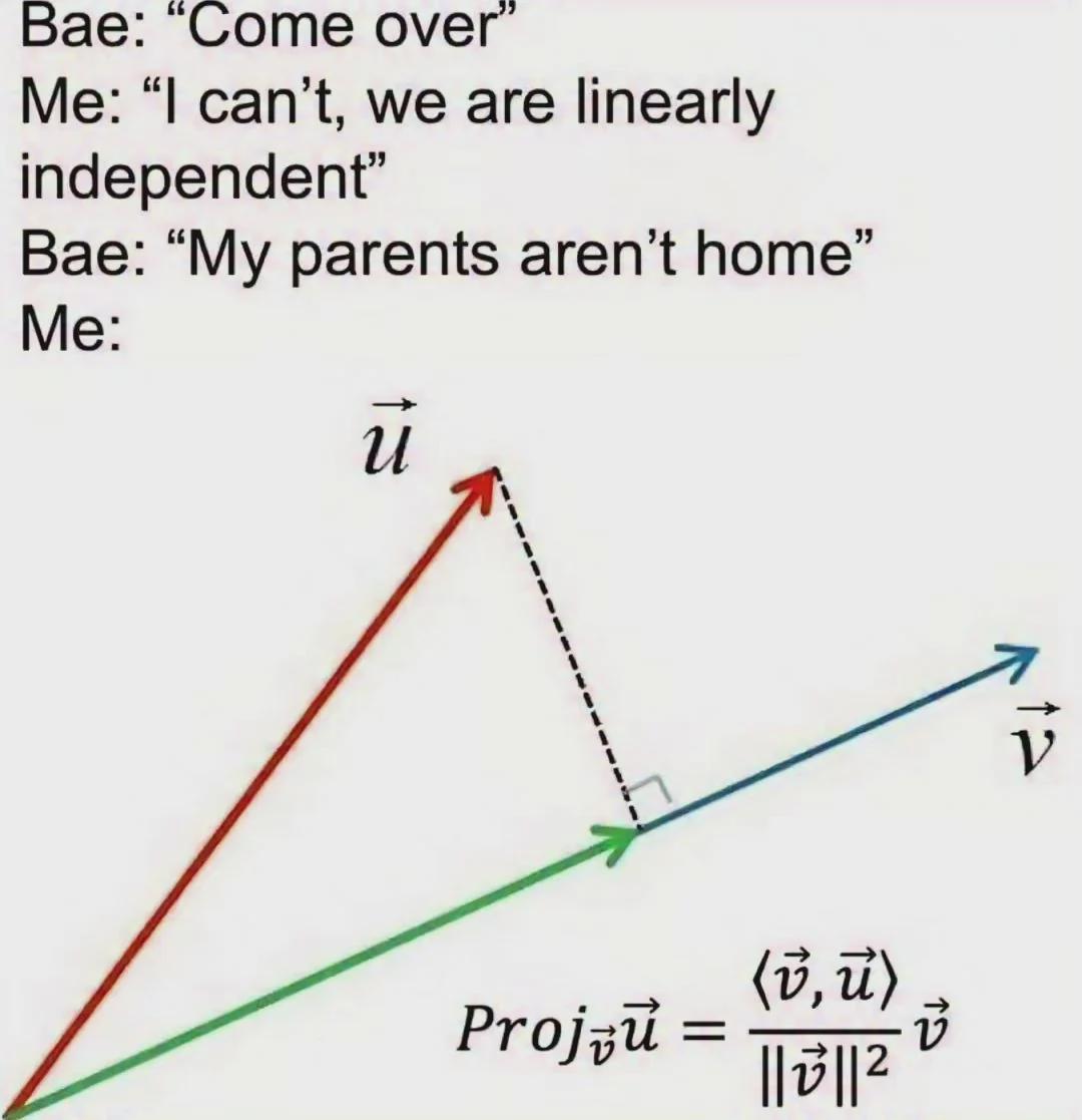 When Vector Spaces Get Romantic