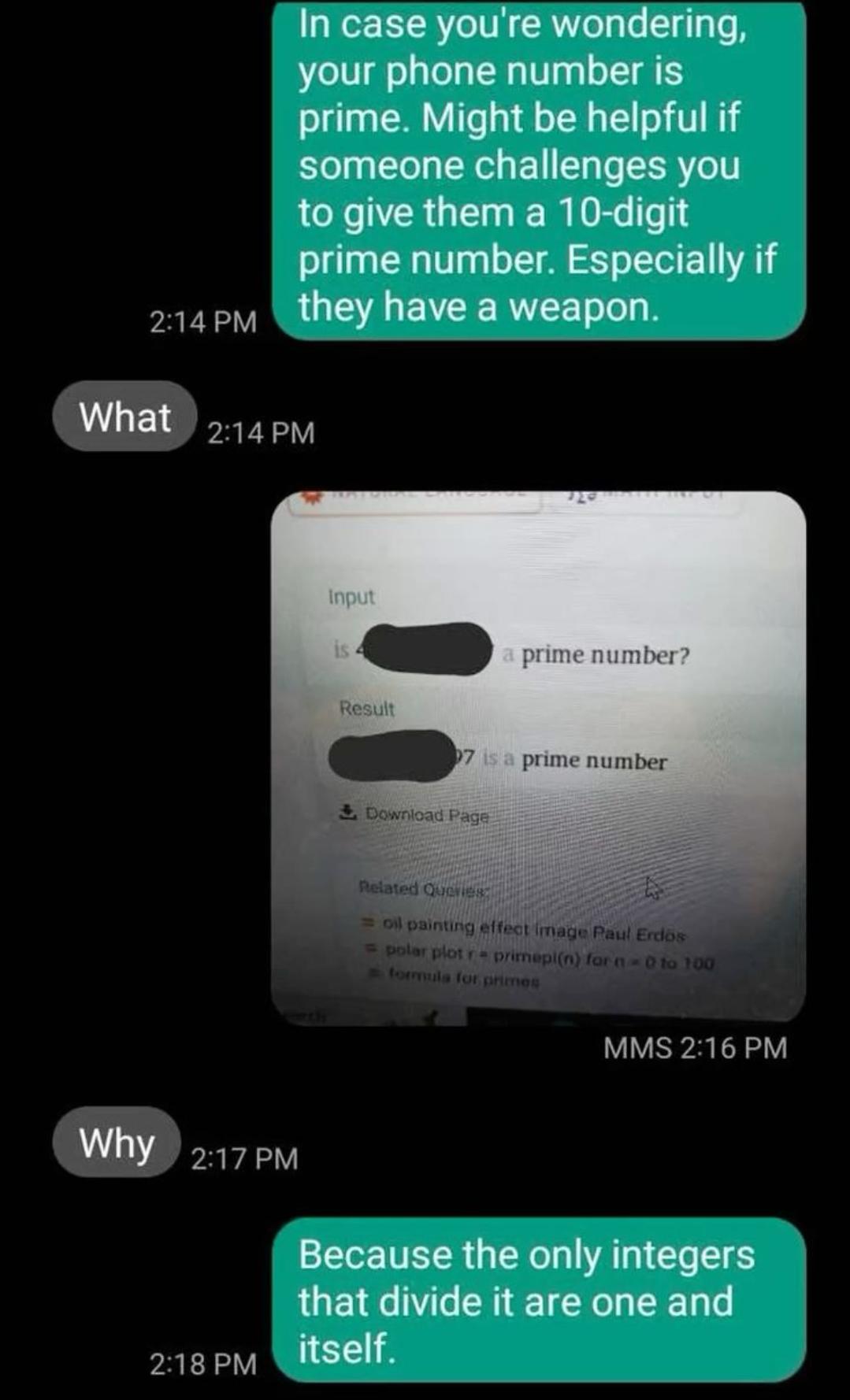 Mathematical Self-Defense Protocol
