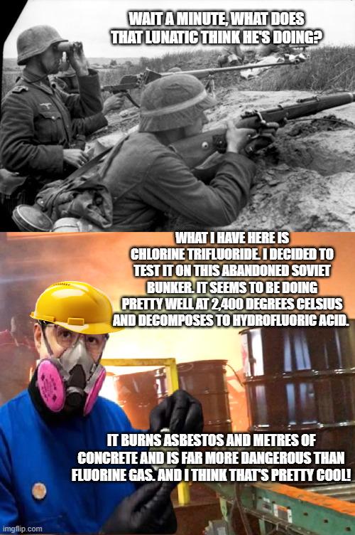 The Forbidden Chemistry Experiment