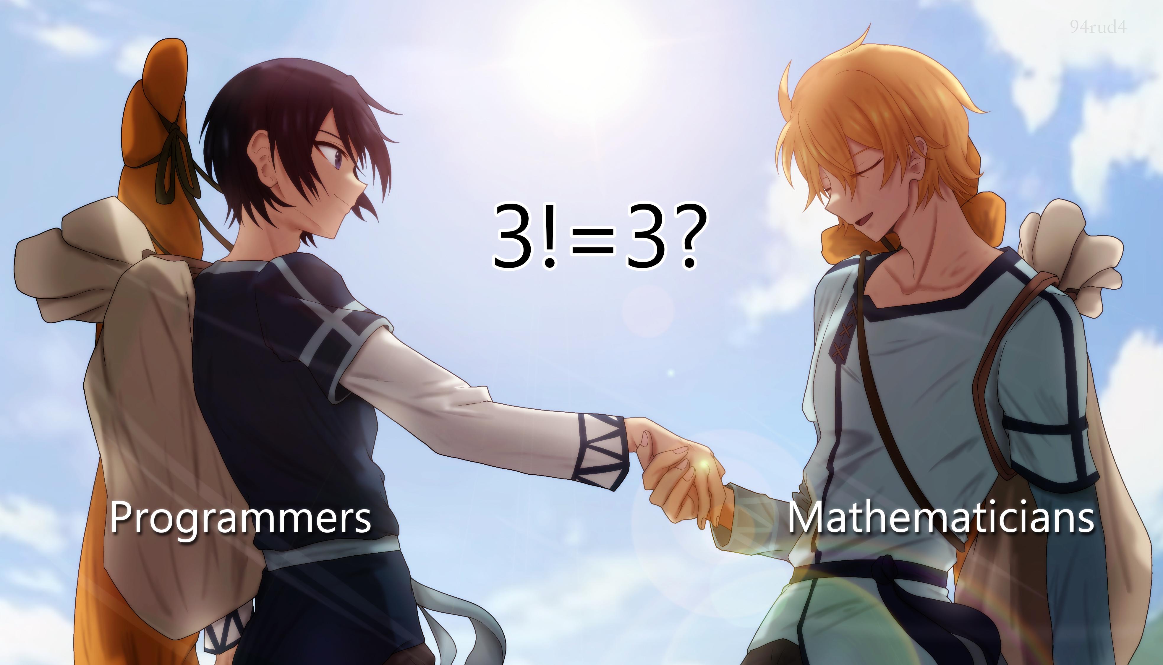 Something Else They Can Agree On, Aside From 0!=1