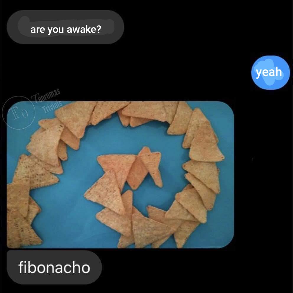 Fibonacho: The Golden Ratio Of Midnight Snacking