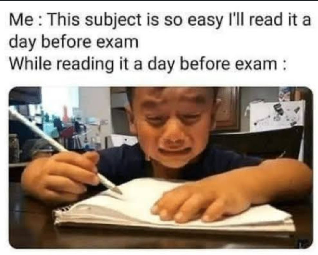 The Pre-Exam Reality Check