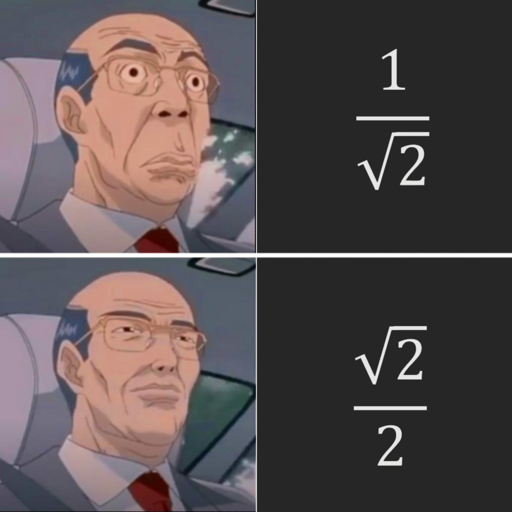 Teacher'S Reaction Whether You Rationalize The Denominator