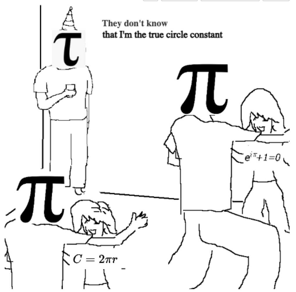 The Circle Constant Civil War