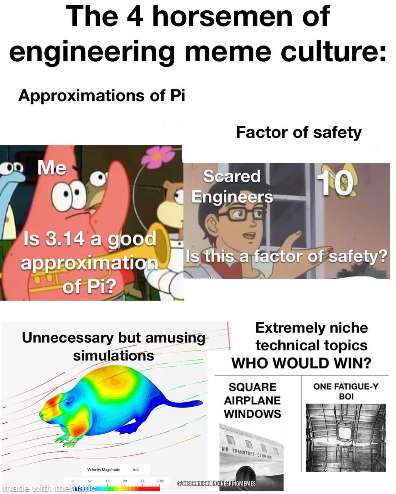 The Four Horsemen Of Engineering Meme Culture