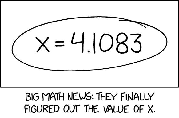 We Have Finally Solved For X