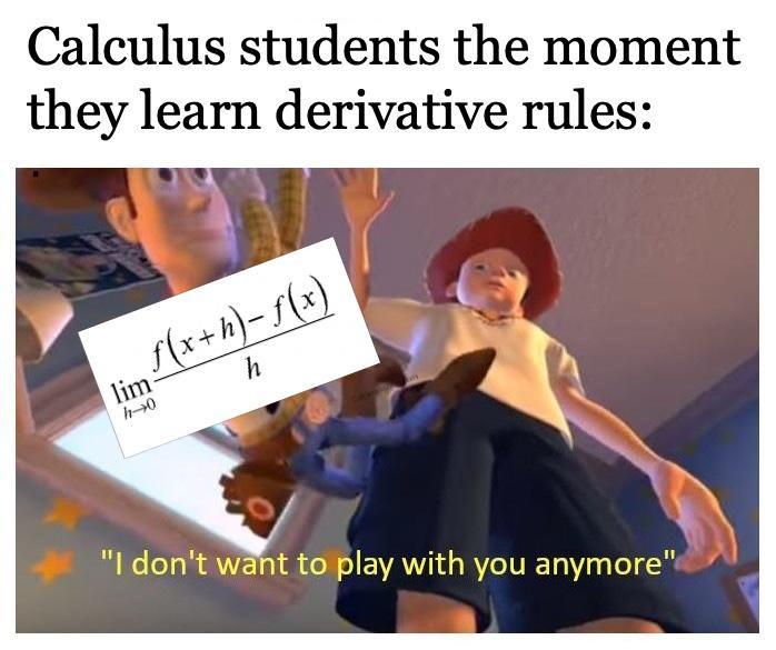 Derivative Rules: The Ultimate Breakup Story