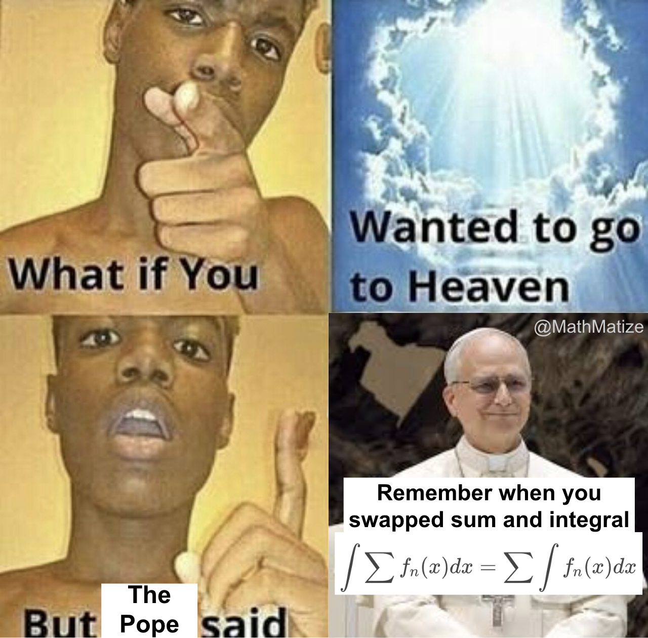 The Math Pope's Eternal Judgment
