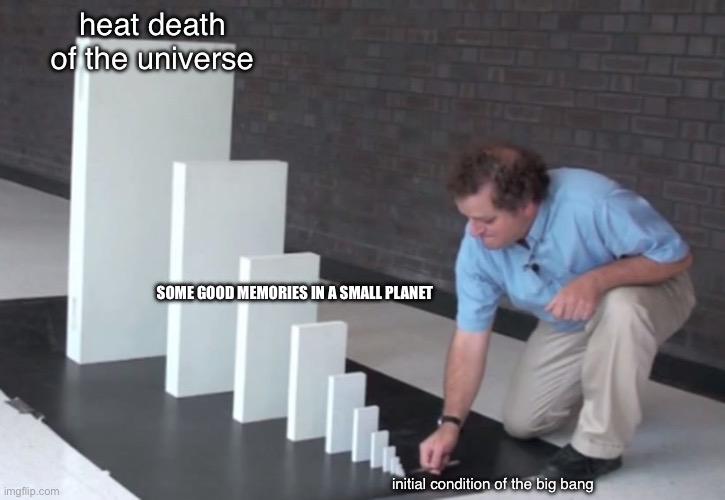 The Cosmic Domino Effect