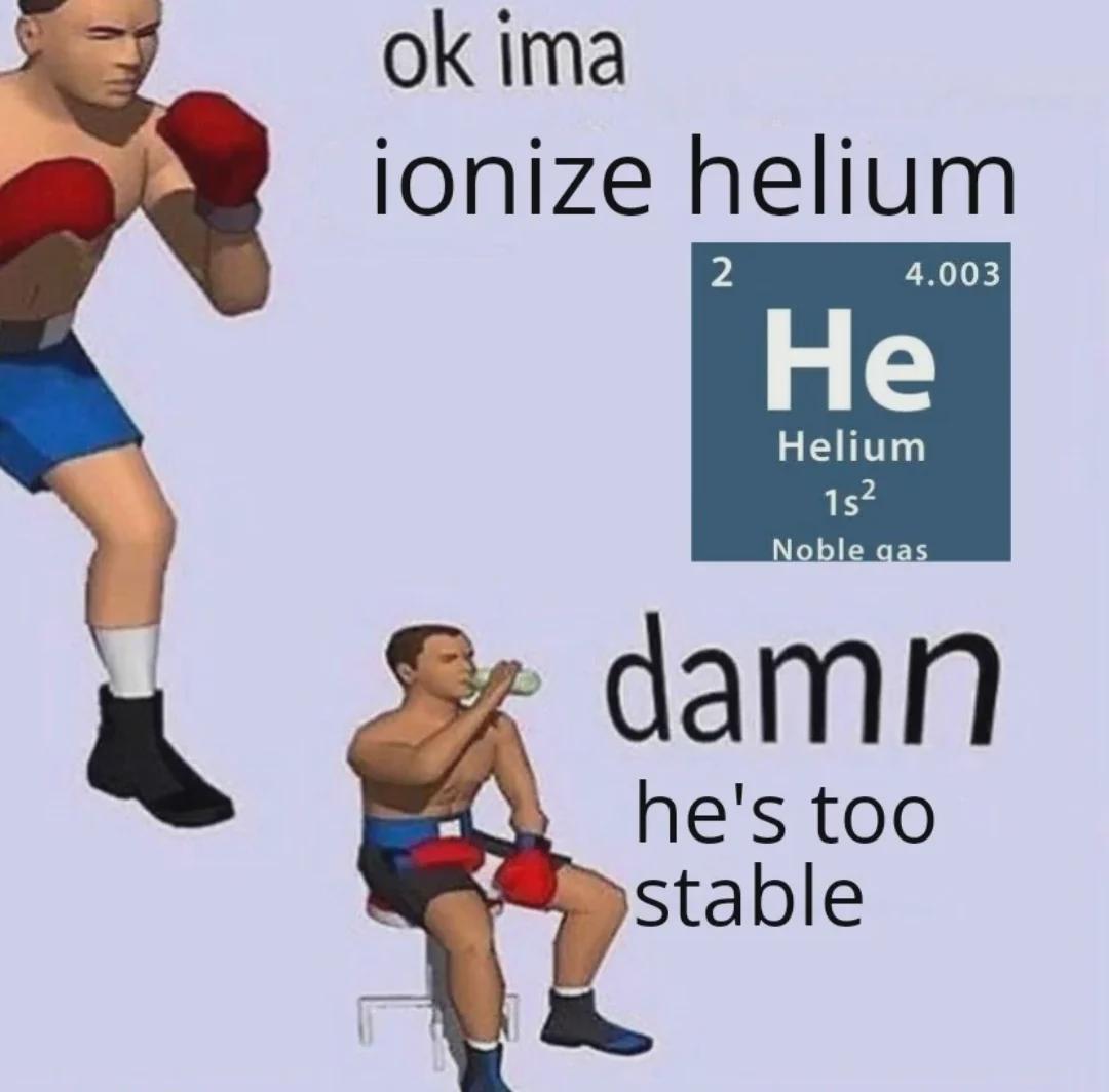 He Don't Let Go Of His Electrons