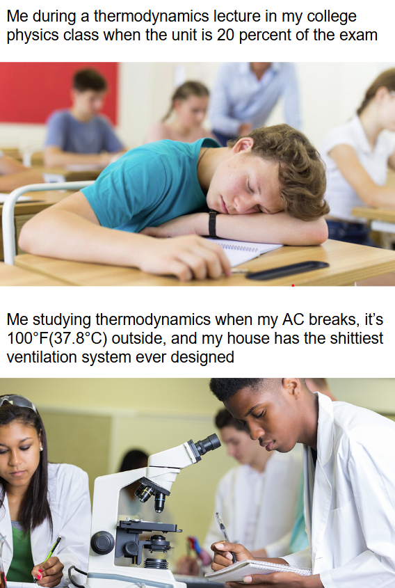 The Thermodynamic Paradox Of Student Motivation
