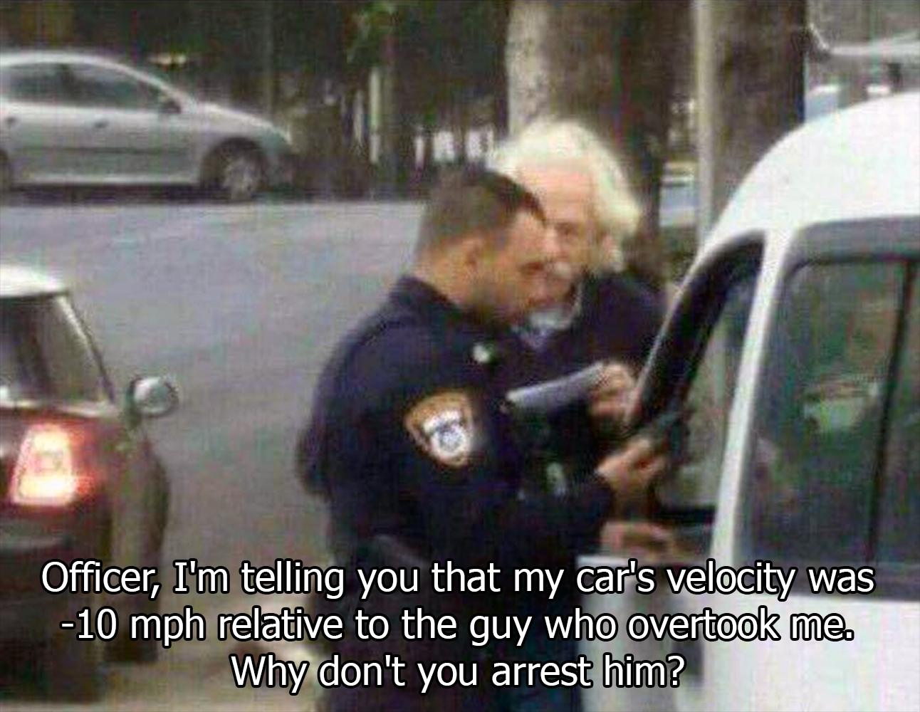 Relativity Won't Save You From A Ticket