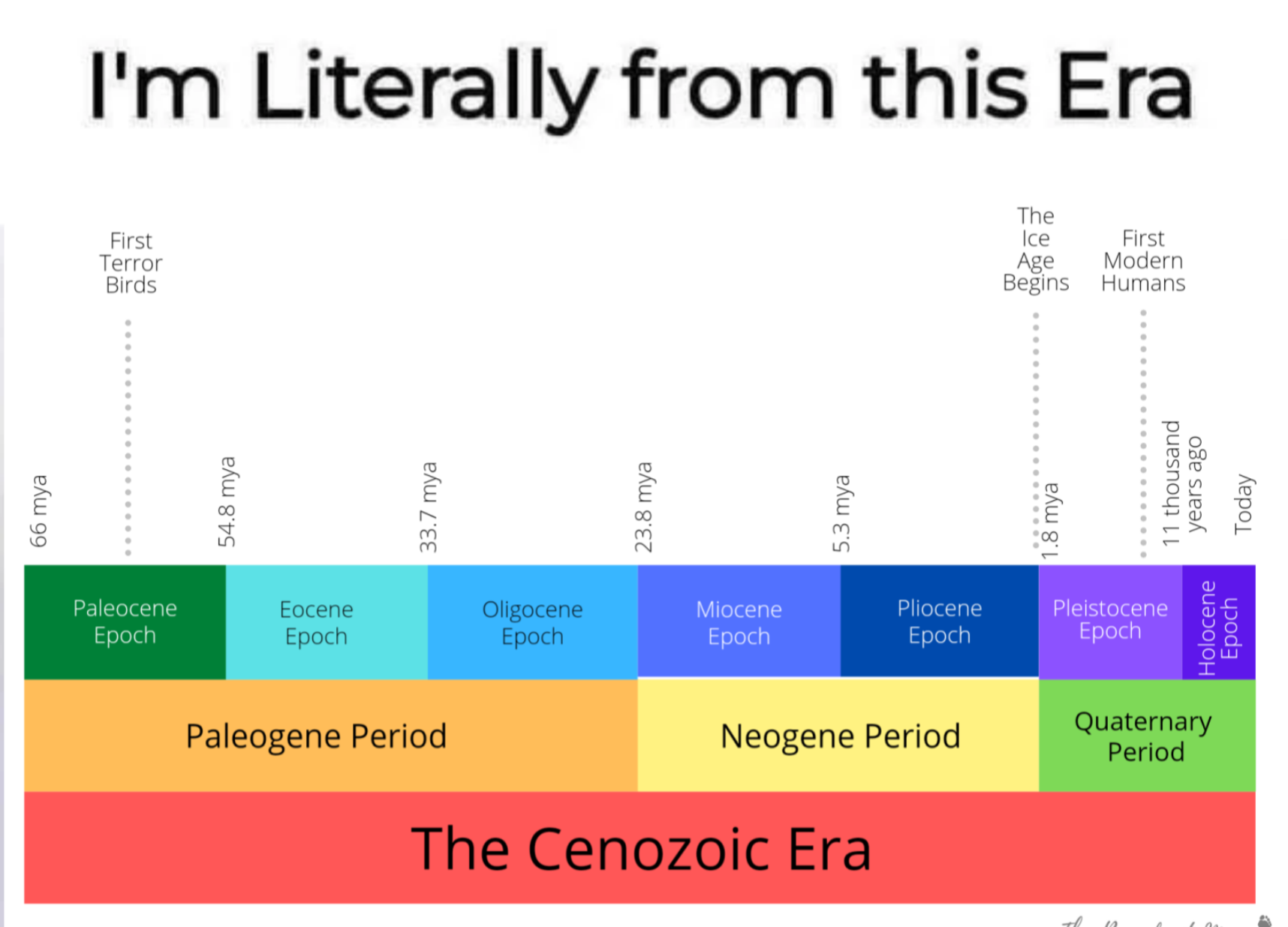 Literally From The Cenozoic Era