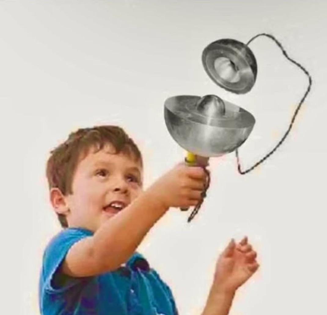 Blursed Particle Accelerator Toy