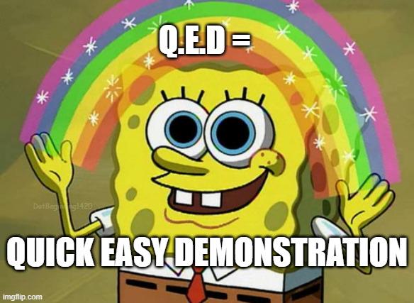 What Does QED Stand For?