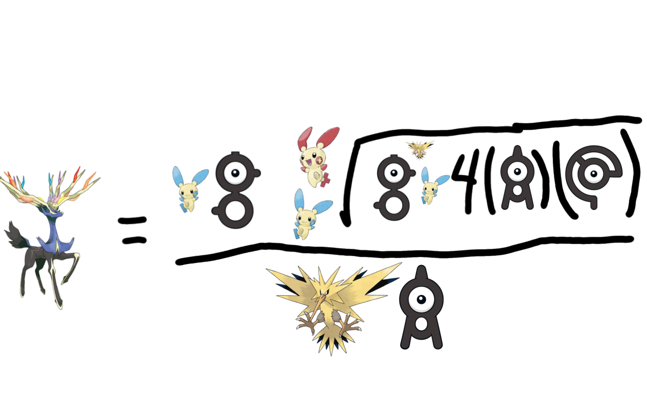 The Pokémon Quadratic Formula