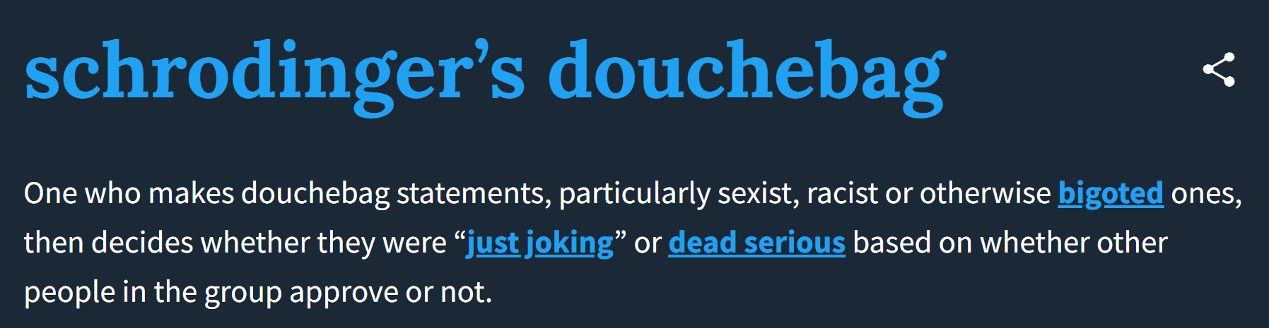 Schrödinger's Douchebag: The Quantum Social Paradox