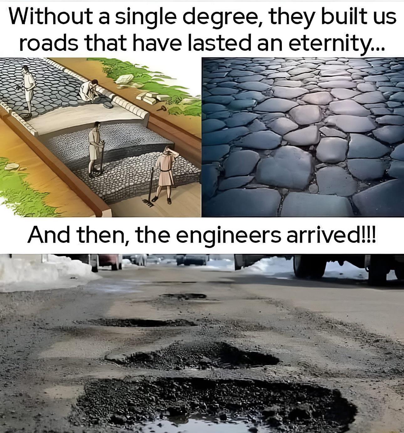Ancient Wisdom vs. Modern Potholes