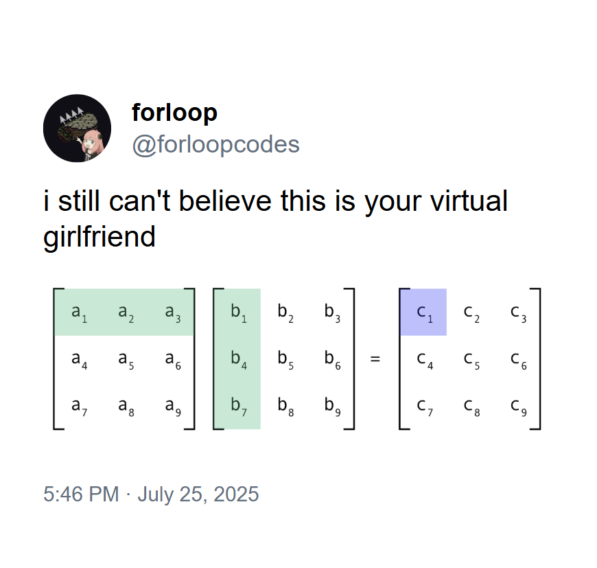 Behind Every Successful AI Girl There Stands A Simple Algebra