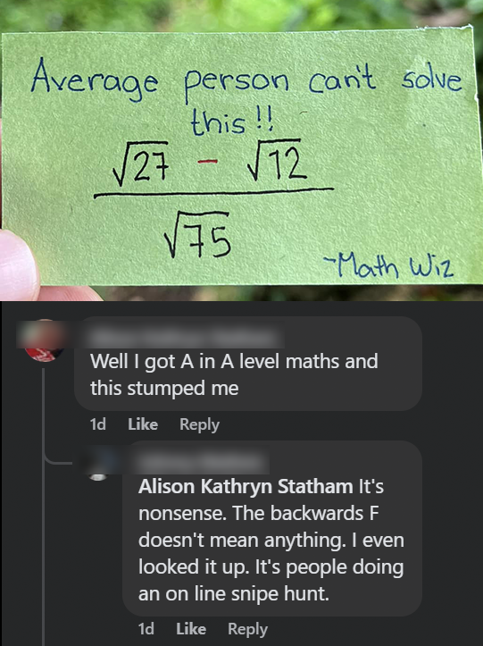 Backwards F In The Chat