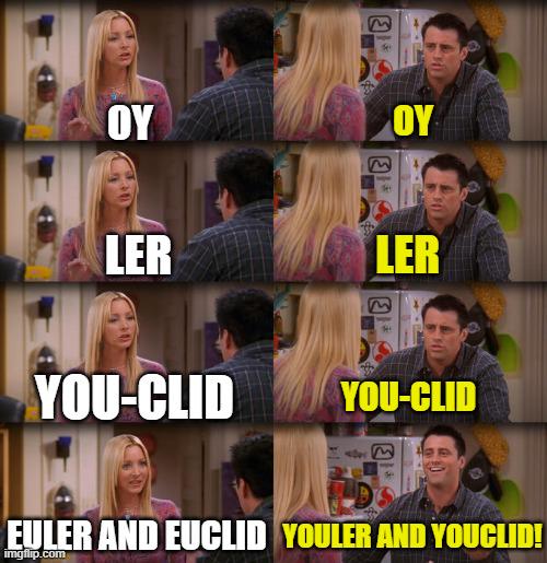 Should It Be Youler And Youclid?