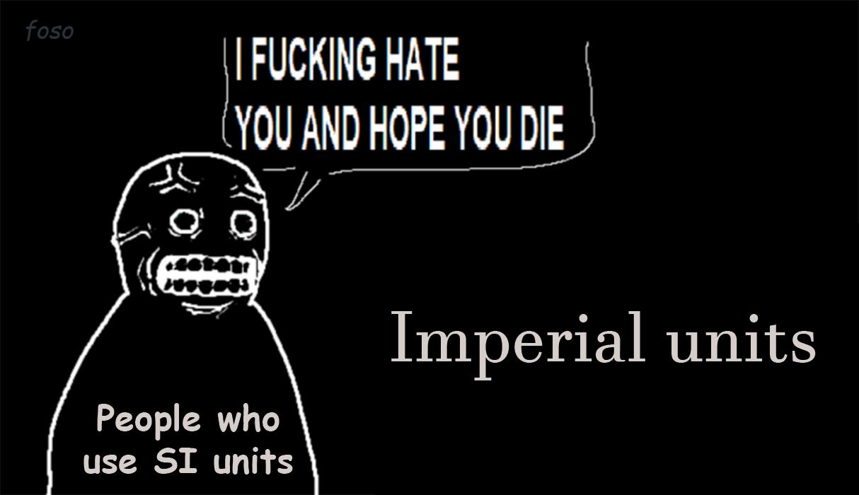 The Metric Vs. Imperial Holy War