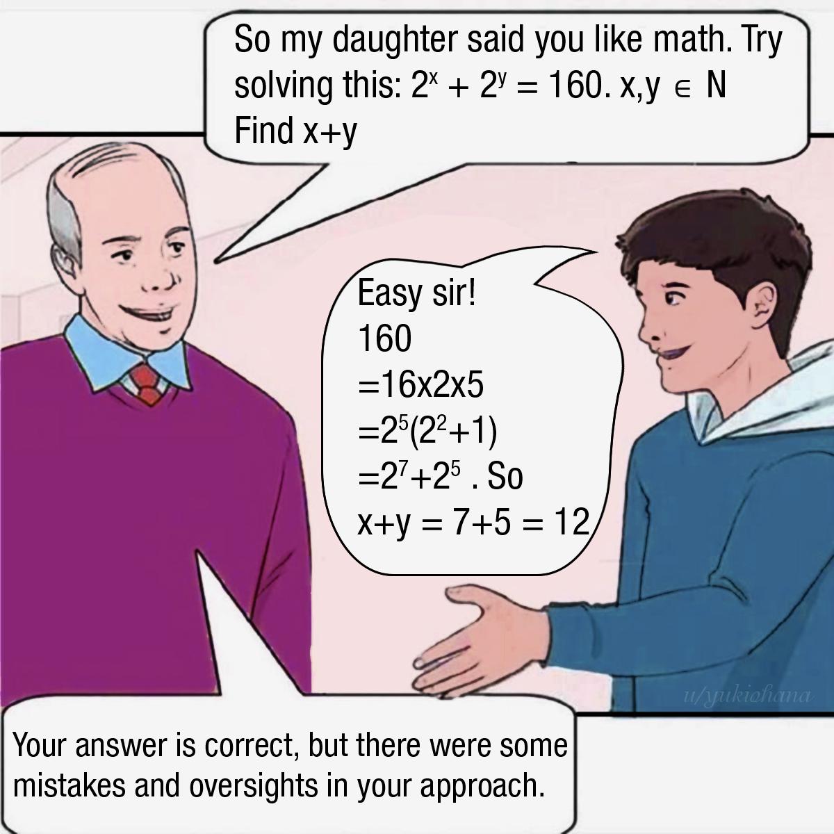 Right Answer, Wrong Universe
