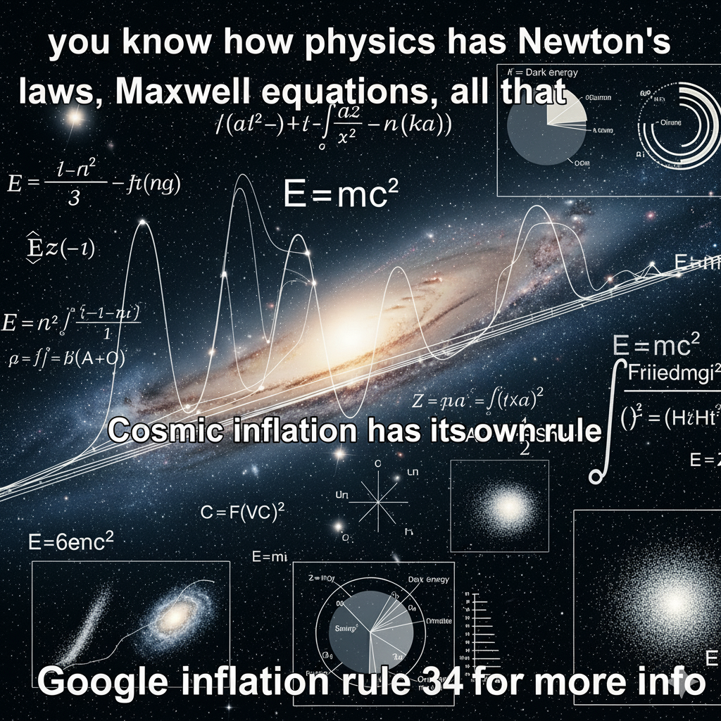 Cosmic Inflation: The Rule 34 Of Physics