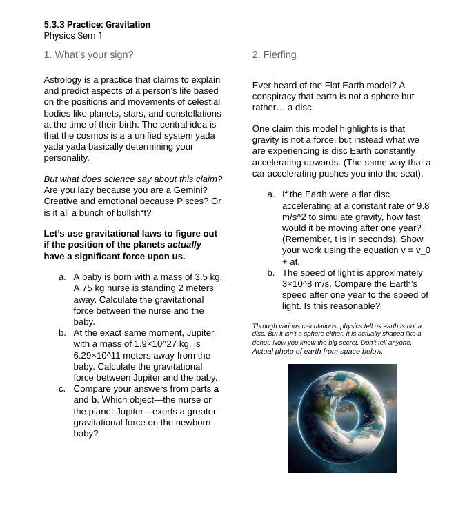 First Day As A High School Physics Teacher: Debunking Edition
