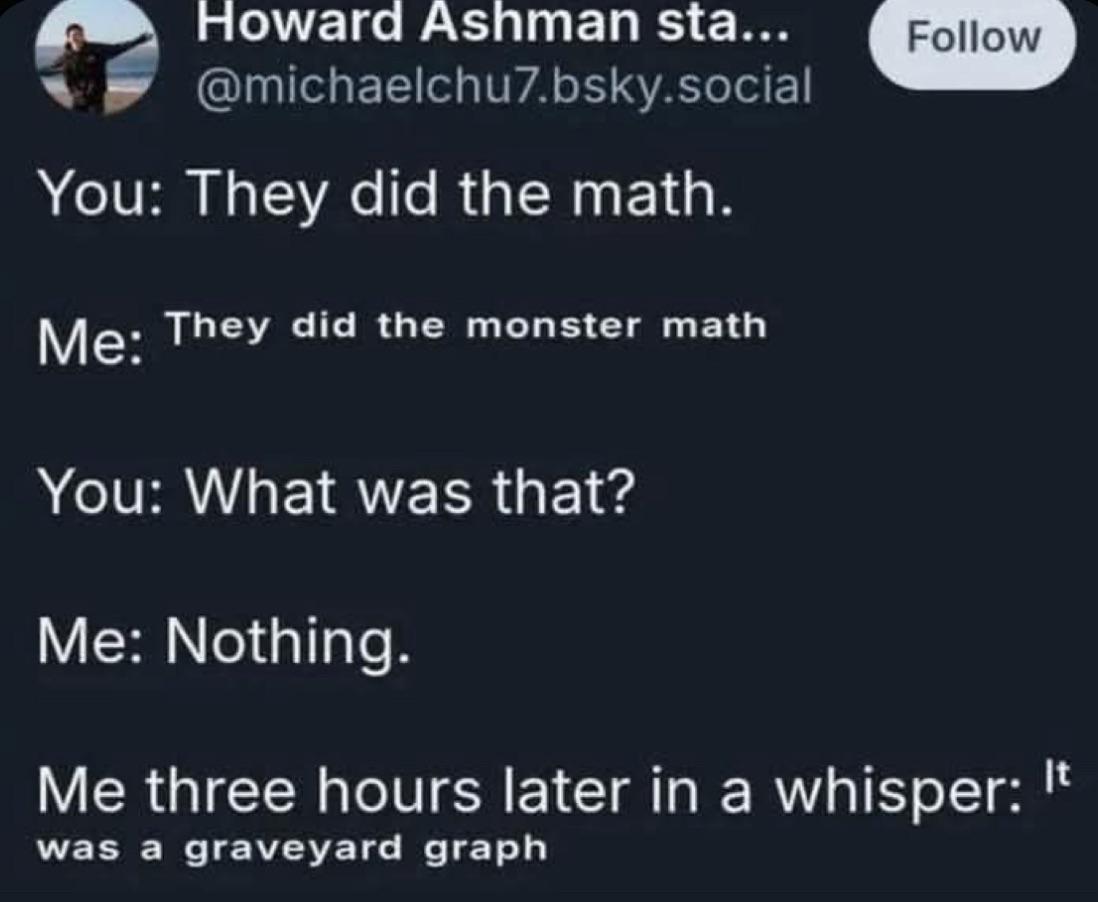 They Did The Monster Math