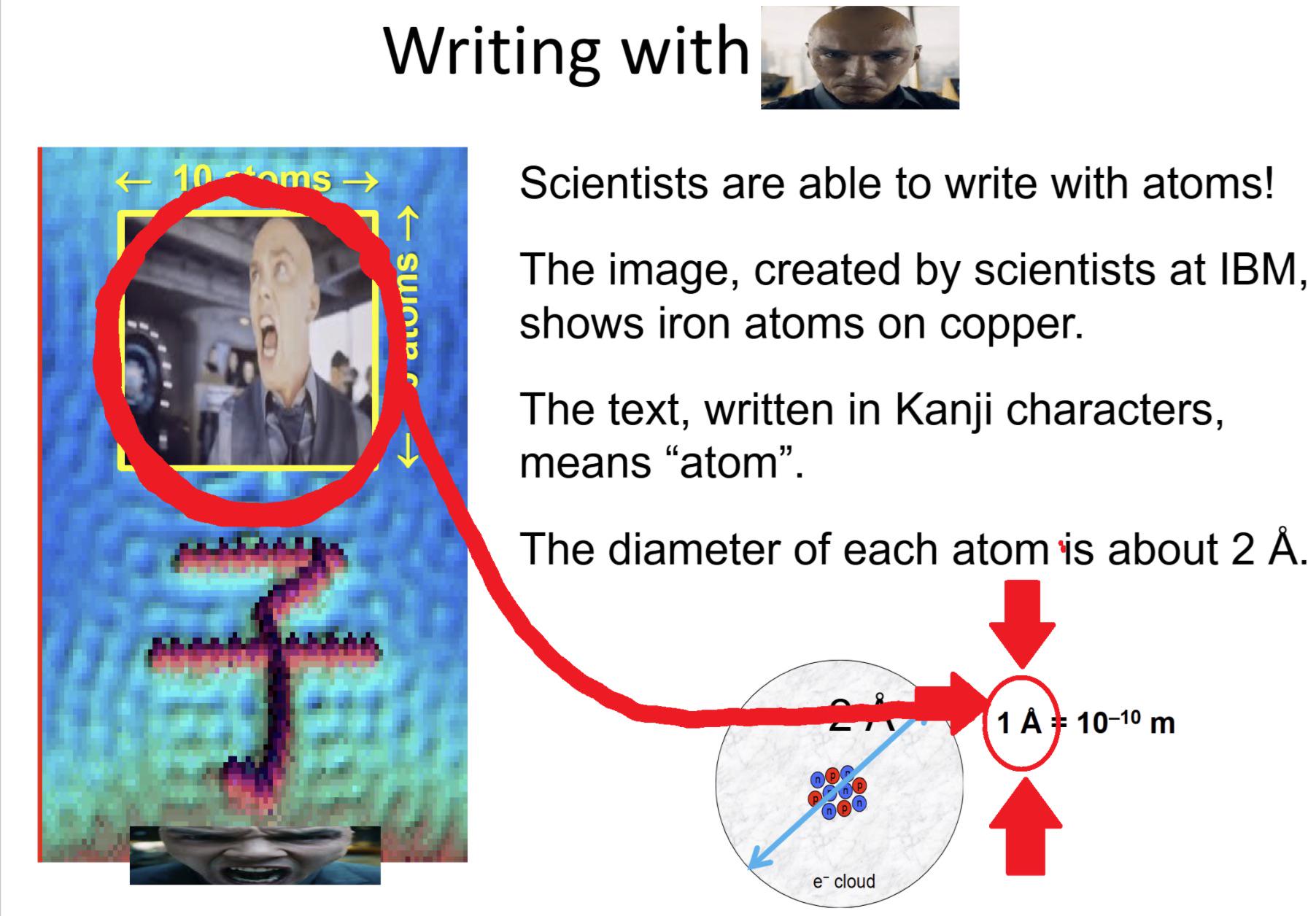 Writing With Atoms: The Tiniest Penmanship In The Universe